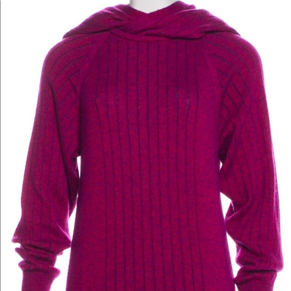 NWT CHANEL Scarf Neck Sweater - Picture 2 of 12